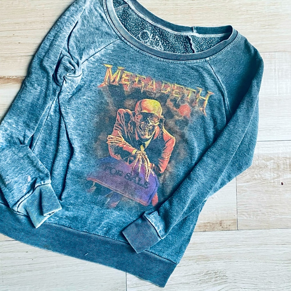Megadeath 1980s Swearshirt